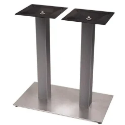 Online RETIF Pietement Double Entry Ht72 Acier Inox Bross P. Table Int Rieure 110X70Cm Maxi