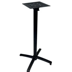 New RETIF Pietement Pliant Calvi Ht108 En Alu Noir P. Mange Debout Ext. 70X70, 70Cm Maxi