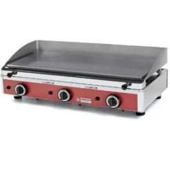 Fashion RETIF Plancha Gaz Avec Plaque Lisse 3 Zones De Cuisson Ind Pendantes