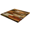 Store RETIF Plateau Carr De Table Ext Rieur Werzalit 60X60Cm D Cor Plancha Rouge
