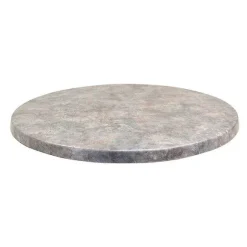 Cheap RETIF Plateau Rond De Table Ext Rieur Classic Line 60Cm D Cor Zinc