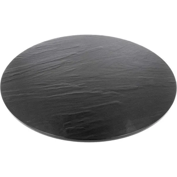 Flash Sale RETIF Plateau Rond Imitation Ardoise