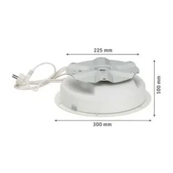 Hot RETIF Plateau Tournant 50Kg Blanc Branchement Lectrique Inclus