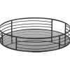 Online RETIF Plateaux Miroir Et M Tal Noir L20 X P20 X H5Cm Et L25 X P25 X H5Cm