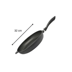 Shop RETIF Po Le Frire 32Cm En Aluminium Press Avec Couvercle En Verre Elo Alucast