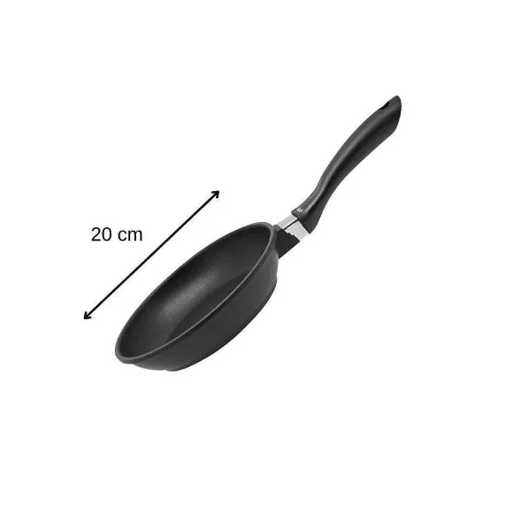 Fashion RETIF Po Le Frire En Aluminium Et Couvercle En Verre 20Cm Elo Alucast