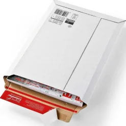 New RETIF Pochette D'Exp Dition Blanche Robuste En Carton Ondul 23.5X34X3.5Cm