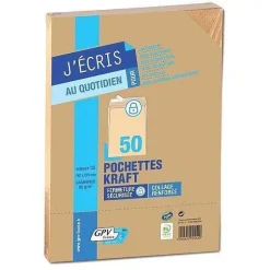 Outlet RETIF Pochette Kraft Avec Bande Adh Sive - Par 50