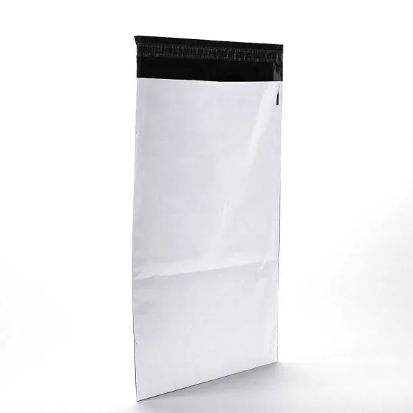Online RETIF Pochette Plastique Opaque Blanche Ind Chirable Par 100