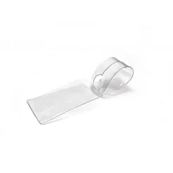 Online RETIF Porte- Tiquette Bagage Format Carte Bancaire - Transparent (Lot De 100)