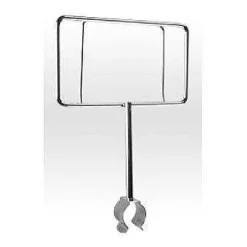 Clearance RETIF Porte- Tiquette Chrom Clipser Pour Tube 32Mm 12X2X17Cm
