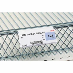 Cheap RETIF Porte Tiquette Panier Fil Blanc 100X40Mm
