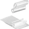 Shop RETIF Porte- Tiquette Pince Translucide 2.5X4.5X2Cm - Sachet De 10
