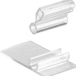 Shop RETIF Porte- Tiquette Pince Translucide 2.5X4.5X2Cm - Sachet De 10