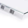 Clearance RETIF Porte Tiquette Transparent L1000Xh40Mm Basculant - Pour Tablette Verre