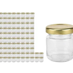 Hot RETIF Pot Cuisine Chantillon 40Ml Verre Transparent Et Couvercle Or - Par 84