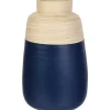 Discount RETIF Pot D Coratif En Bambou Bleu Marine 25Cm M4