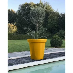 New RETIF Pot De Fleurs Rond Xxl Delight 200L Jaune Mangue
