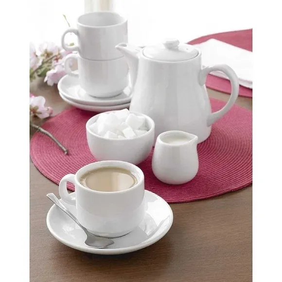 Best RETIF Pots Lait Et Cr Me En Porcelaine Blanche 228Ml Lot De 12