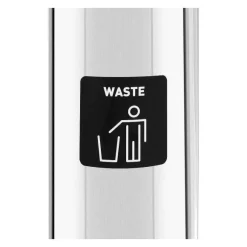 Outlet RETIF Poubelle 45 Litres Chrome Autocollant Pour Les D Chets R Siduels