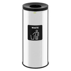 Outlet RETIF Poubelle 45 Litres Chrome Autocollant Pour Les D Chets R Siduels
