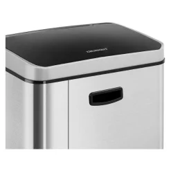 Outlet RETIF Poubelle Automatique Cuisine Double 70 Litres Rectangulaire Acier Inoxydable