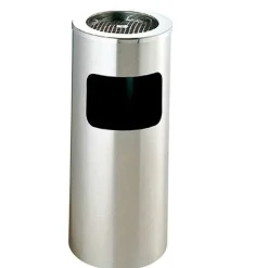 Best Sale RETIF Poubelle Cylindrique Avec Cendrier En Inox 25X60,5Cm