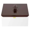 Fashion RETIF Poubelle De Tri Rectangulaire En M Tal Pour Biod Chets (Volume : 60 Litres Ma