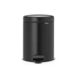 Hot RETIF Poubelle P Dale Newicon 5 L Noir Matt, 20,5 Cm, H29,1 Cm, P27,2 Cm