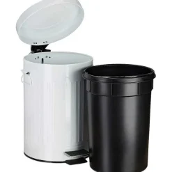 Online RETIF Poubelle P Dale Vintage Cuisine Ou La Salle De Bain En M Tal 3 Litres Blanc