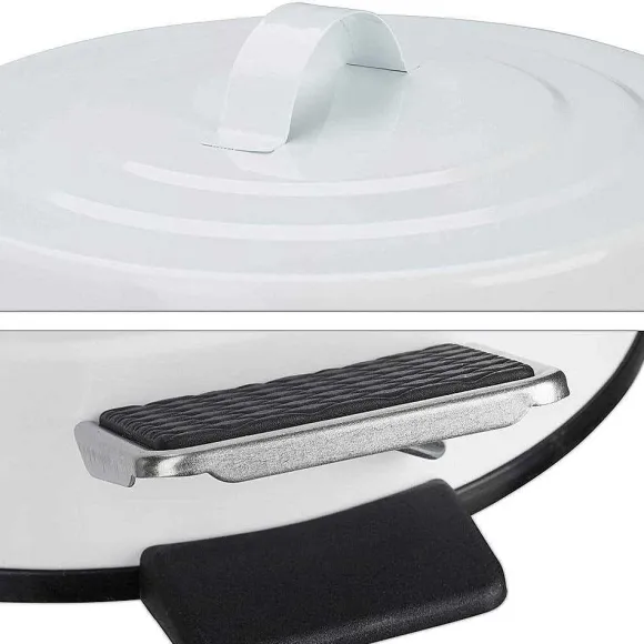 Online RETIF Poubelle P Dale Vintage Cuisine Ou La Salle De Bain En M Tal 3 Litres Blanc