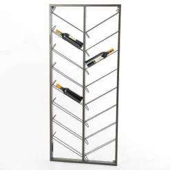 Shop RETIF Presentoir Mural Double Pour Presentation Vin L70Xp6Xh160Cm