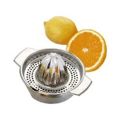 New RETIF Presse-Citron Manuel Inox 2 Pi Ces