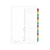 Discount RETIF R Pertoire Alphab Tique 20 Touches Onglets Plastifi S De Couleur. Format A4