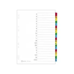 Discount RETIF R Pertoire Alphab Tique 20 Touches Onglets Plastifi S De Couleur. Format A4