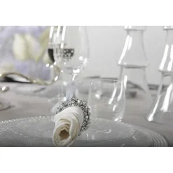 Best Sale RETIF Ronds De Serviettes Clochette Argent Lot De 4