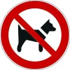 Best RETIF Rouleau Mini-Picto 'Interdit Aux Chiens' P021 50Mm