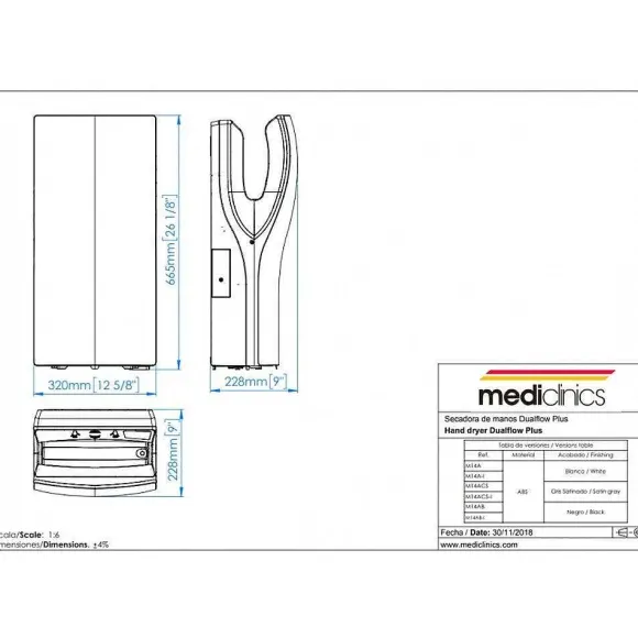 Cheap RETIF S Che-Mains 'Dualflow Plus', Noir, Avec Filtre Hepa & Ioniseur, 32X22,8X66,5 Cm
