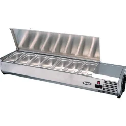 Best RETIF Saladette R Frig R E Poser Couvercle Inox Bacs Gn 1/4 1200 2000Mm