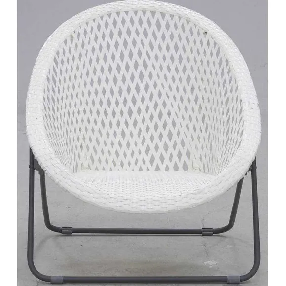 Cheap RETIF Salon En Polyr Sine Et Verre Tremp Kent Blanc