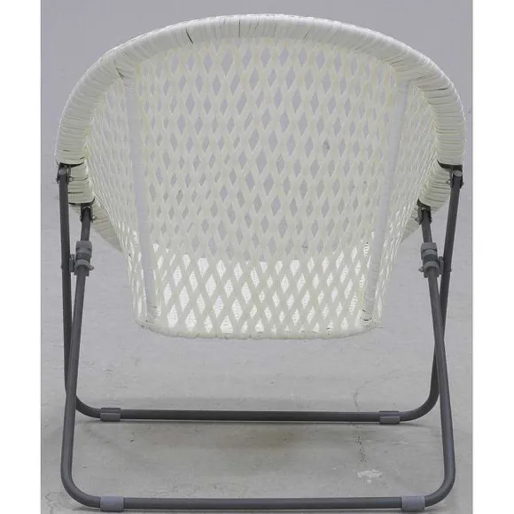 Cheap RETIF Salon En Polyr Sine Et Verre Tremp Kent Blanc