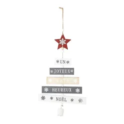 Cheap RETIF Sapin De No L En Bois Articul Avec Inscription H21Cm