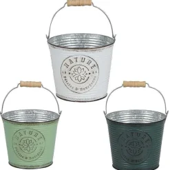 Cheap RETIF Seau En Zinc Avec Poign E 16,5 X H.14 Cm - 3 Coloris Possibles