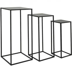 Clearance RETIF Sellettes En M Tal Noir 20X20X50 30X30X70