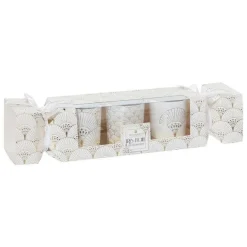 Cheap RETIF Set De 3 Bougies Parfum Es Photophore En Verre 5Xh 6Cm Blanc