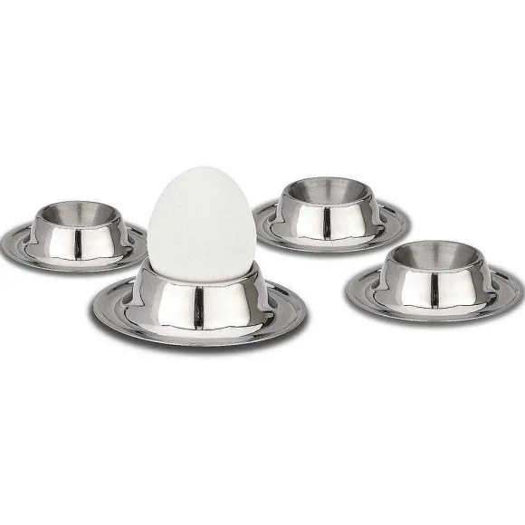 Outlet RETIF Set De 4 Coquetiers Inox