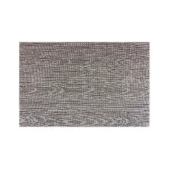Store RETIF Set De Table R Utilisable En Pvc Simili Bois Gris Fonc 45X30Cm - Par 12