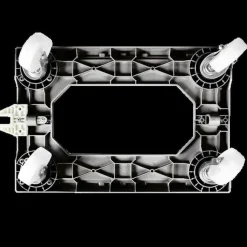 Flash Sale RETIF Socle Rouleur 4 Roues Pivotantes Chape Acier L Noir