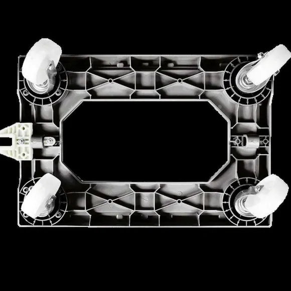 Flash Sale RETIF Socle Rouleur 4 Roues Pivotantes Chape Acier L Noir