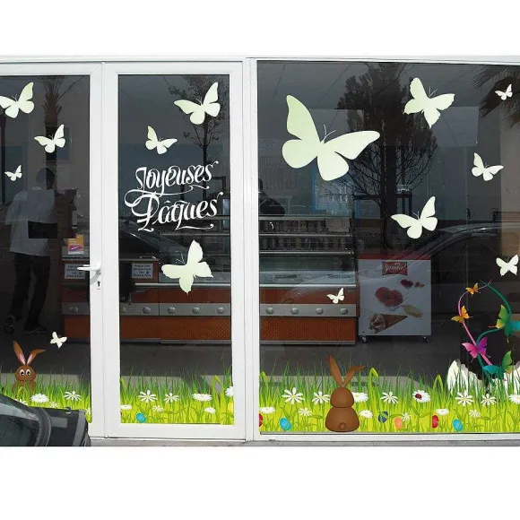 Sale RETIF Sticker Frises De P Ques Lapins 70 X 100 Cm